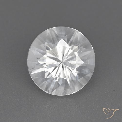 1.85ct Natürlicher Weiß Zirkon, Runden, VVS