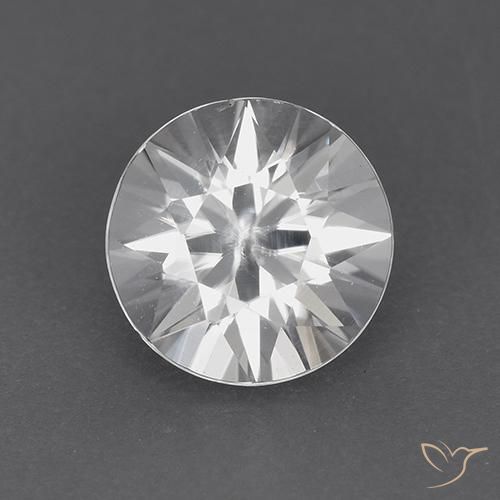 1.83ct Natürlicher Weiß Zirkon, Runden, VVS-VS