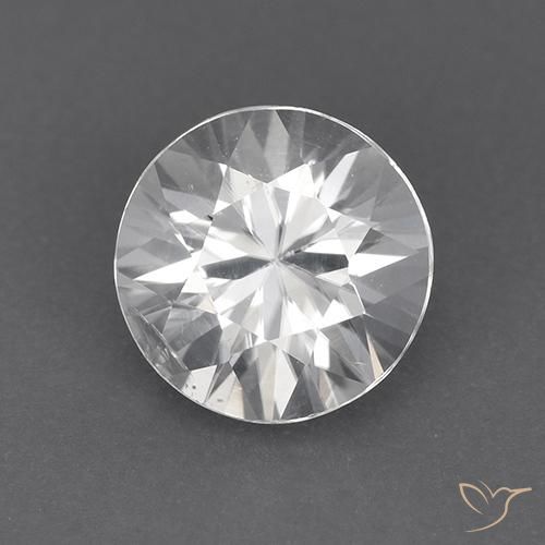 1.84ct Natürlicher Weiß Zirkon, Runden, VVS-VS