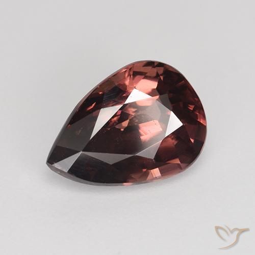 9,17 ctw natürlicher Weinrot Zirkon, Birnenform, VVS-VS