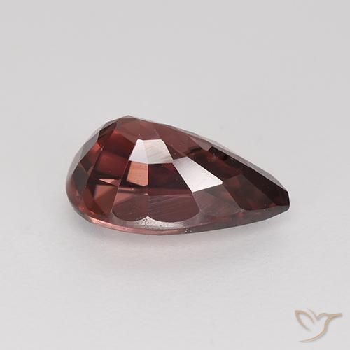 9,17 ctw natürlicher Weinrot Zirkon, Birnenform, VVS-VS