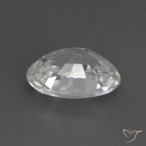 9,17 ctw natürlicher Warmweiß Zirkon, Oval, VVS-VS