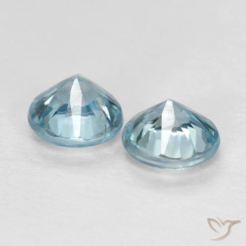 0.69 ct natürliche Baby blau Zirkon-Edelsteine, Runden, VS