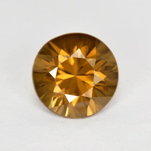 2,62 ctw natürlicher goldener Zirkon, Rundschliff, VS