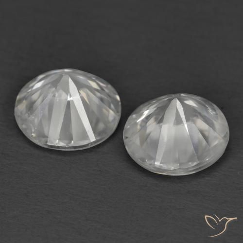 2.30 ct natürliche Weiß Zirkon-Edelsteine, Runden, VS