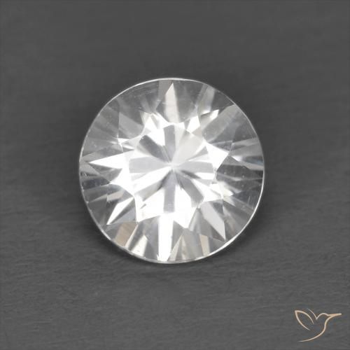1.24ct Natürlicher Weiß Zirkon, Runden, VS
