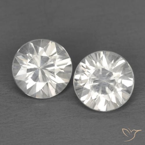 1.45 ct natürliche Weiß Zirkon-Edelsteine, Runden, VS