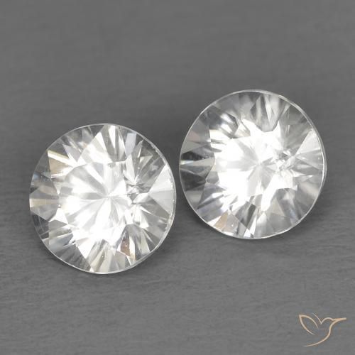1.50 ct natürliche Weiß Zirkon-Edelsteine, Runden, VVS