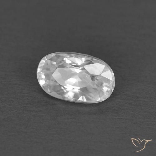 9,17 ctw natürlicher Weiß Zirkon, Oval, VS