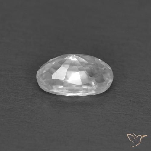 9,17 ctw natürlicher Weiß Zirkon, Oval, VS