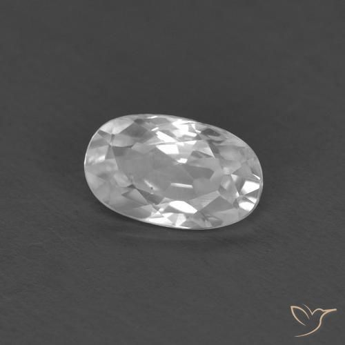 9,17 ctw natürlicher Weiß Zirkon, Oval, VVS