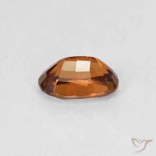 9,17 ctw natürlicher Medium Dark-Orange Zirkon, Oval, VVS