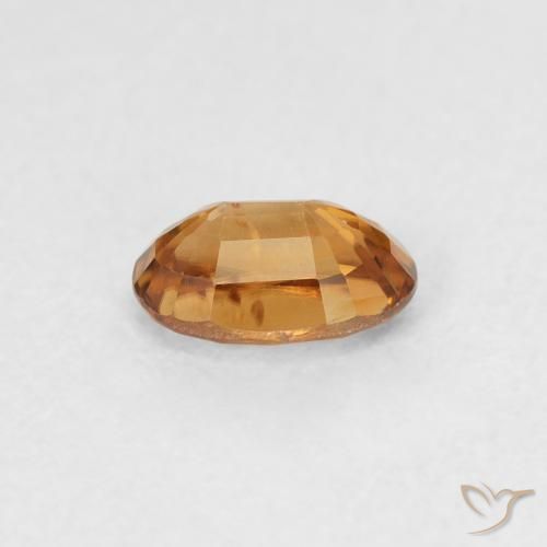 9,17 ctw natürlicher Mittelorange Zirkon, Oval, VVS