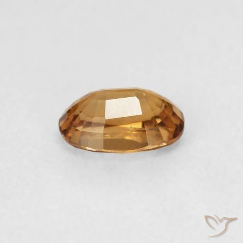 9,17 ctw natürlicher Mittelorange Zirkon, Oval, VVS