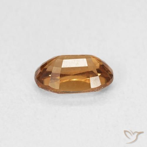 9,17 ctw natürlicher bräunlich-orange Zirkon, Oval, VVS