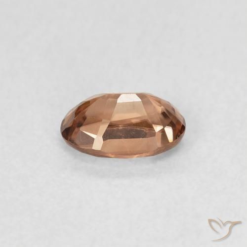 9,17 ctw natürlicher tieforange Zirkon, Oval, VVS