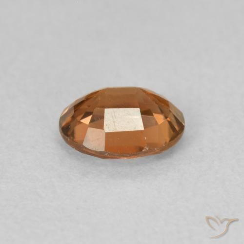 9,17 ctw natürlicher Medium Dark-Orange Zirkon, Oval, VVS-VS