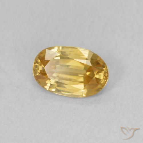 9,17 ctw natürlicher Champagner Zirkon, Oval, VVS-VS