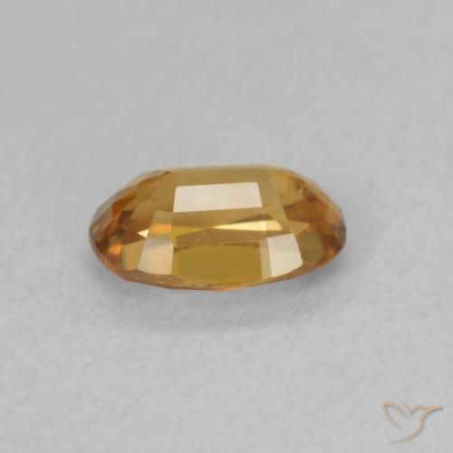 9,17 ctw natürlicher gold-braun Zirkon, Oval, VVS-VS