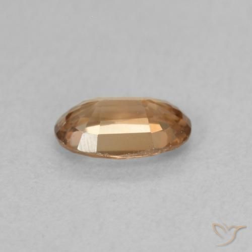 9,17 ctw natürlicher Orange-Golden Zirkon, Oval, VVS-VS