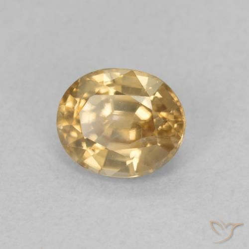 9,17 ctw natürlicher Champagner Zirkon, Oval, VS