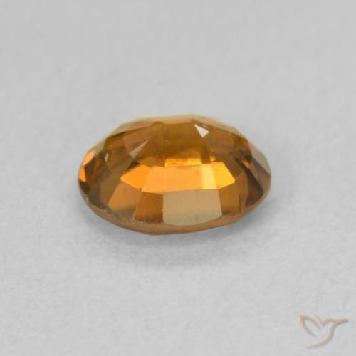 9,17 ctw natürlicher tieforange Zirkon, Oval, VS