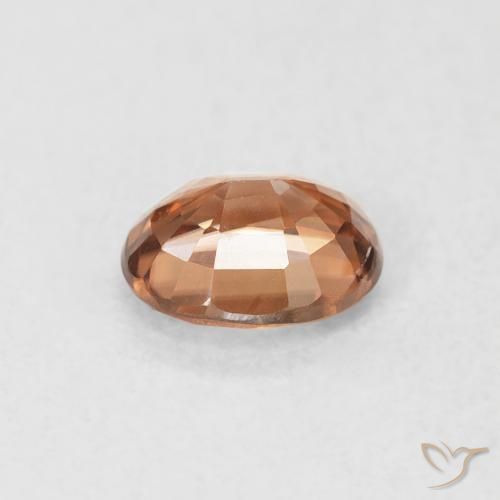 9,17 ctw natürlicher tiefrötlich-orange Zirkon, Oval, VS