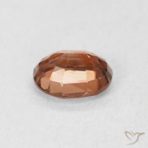 9,17 ctw natürlicher tieforange Zirkon, Oval, VS