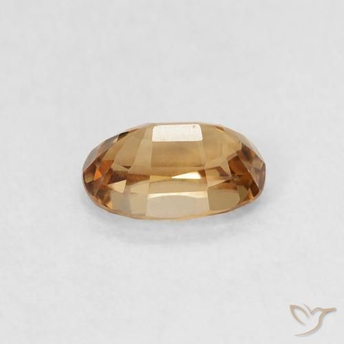 9,17 ctw natürlicher Mittelorange Zirkon, Oval, VVS