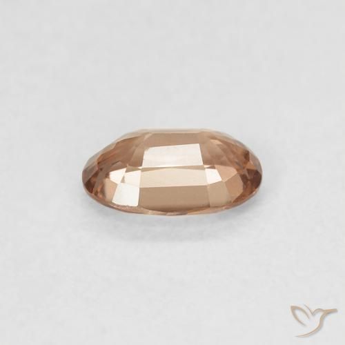 9,17 ctw natürlicher Mittlerer Pfirsich Zirkon, Oval, VVS