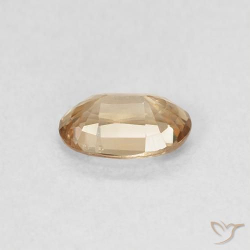 9,17 ctw natürlicher Golden Zirkon, Oval, VVS