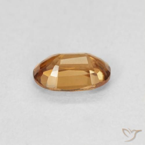9,17 ctw natürlicher gold-braun Zirkon, Oval, VVS