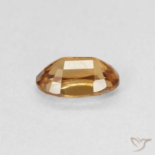 9,17 ctw natürlicher Mittleres Gold Zirkon, Oval, VVS