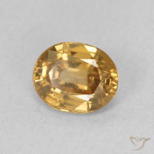 9,17 ctw natürlicher Champagner Zirkon, Oval, VVS-VS