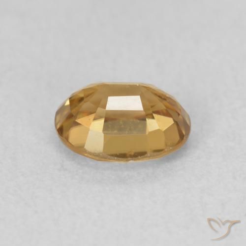 9,17 ctw natürlicher Champagner Zirkon, Oval, VVS-VS