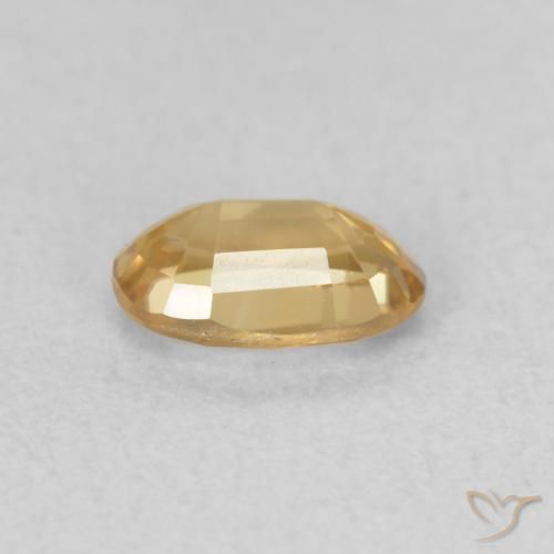 9,17 ctw natürlicher Golden Zirkon, Oval, VVS-VS