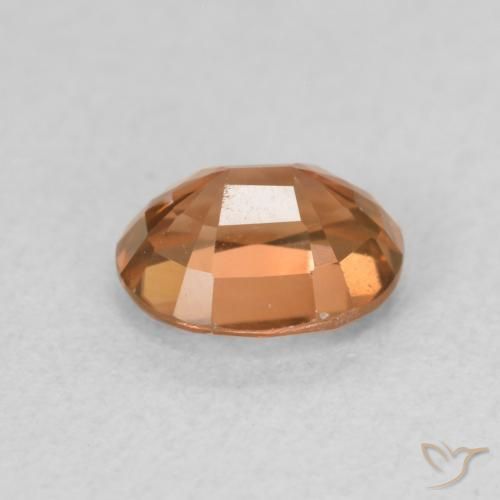 9,17 ctw natürlicher tieforange Zirkon, Oval, VS
