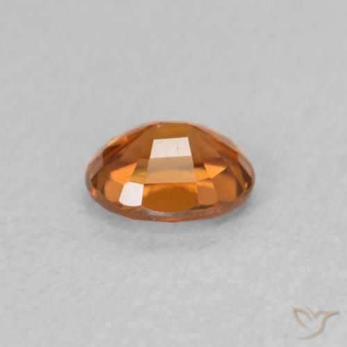 9,17 ctw natürlicher tieforange Zirkon, Oval, VS