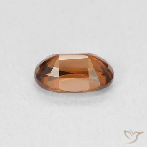 9,17 ctw natürlicher Medium Dark-Orange Zirkon, Oval, VVS