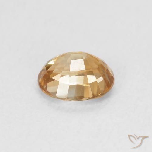 9,17 ctw natürlicher Golden Zirkon, Oval, VVS