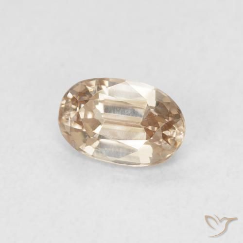 9,17 ctw natürlicher hellgelb Zirkon, Oval, VVS