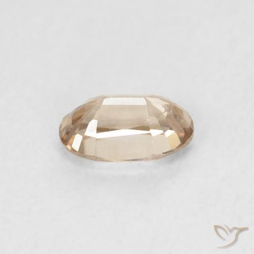 9,17 ctw natürlicher hellgelb Zirkon, Oval, VVS