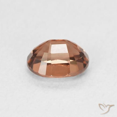 9,17 ctw natürlicher tieforange Zirkon, Oval, VVS