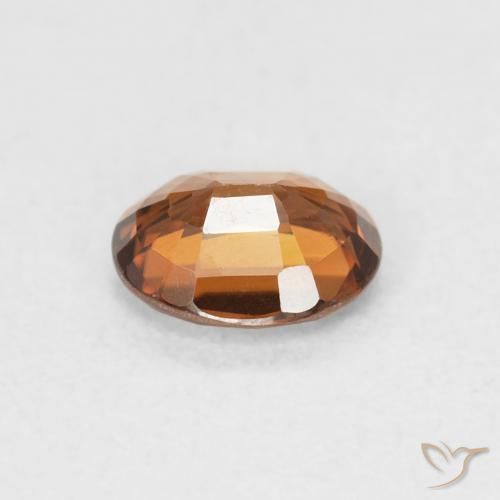 9,17 ctw natürlicher Erde Orange Zirkon, Oval, VVS-VS