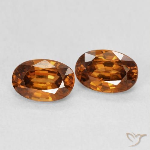 1.60 ct natürliche Feuerorange Zirkon-Edelsteine, Oval, VVS