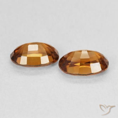 1.60 ct natürliche Feuerorange Zirkon-Edelsteine, Oval, VVS