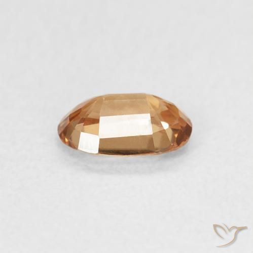 9,17 ctw natürlicher Mittelorange Zirkon, Oval, VVS-VS