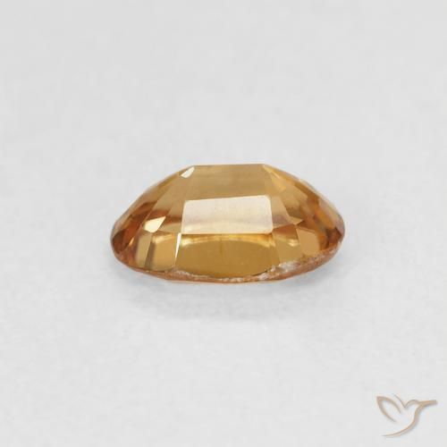 9,17 ctw natürlicher Mittelorange Zirkon, Oval, VVS-VS
