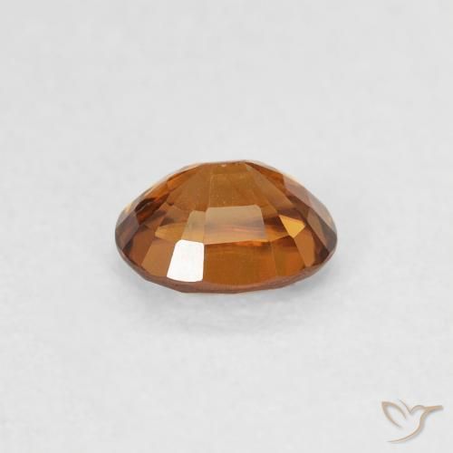 9,17 ctw natürlicher tieforange Zirkon, Oval, VS