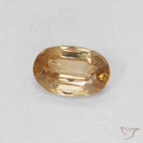 9,17 ctw natürlicher Golden Zirkon, Oval, VS